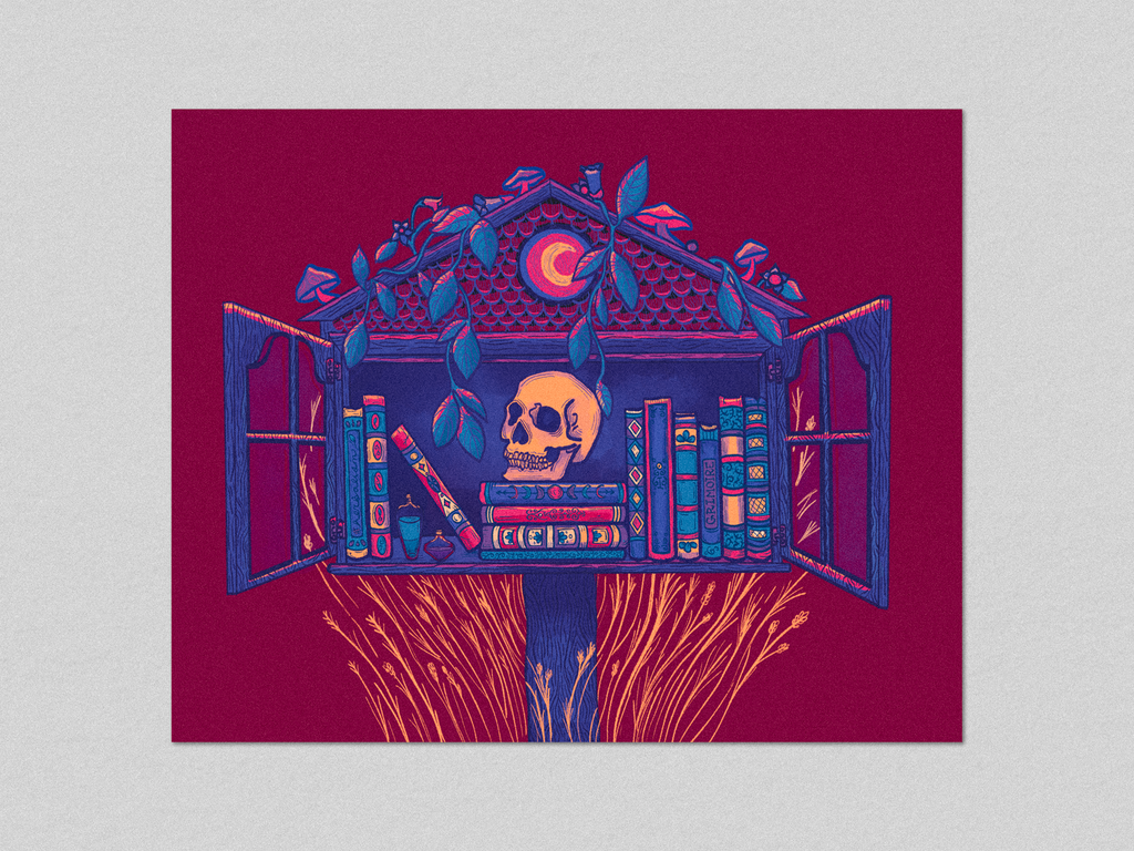 Little Library of Lost Things 10x8 Print