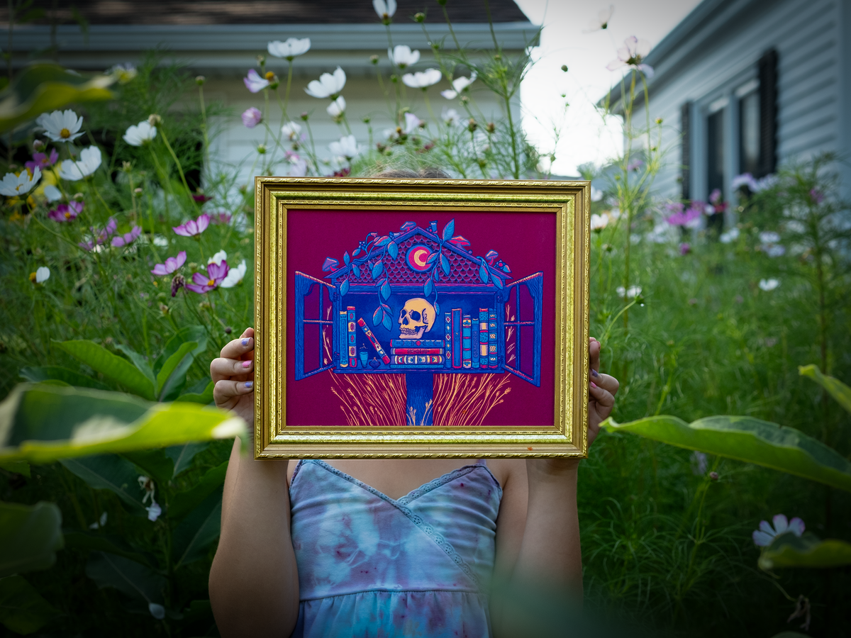Little Library of Lost Things 10x8 Print
